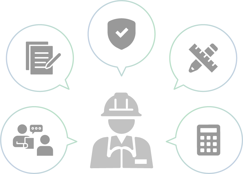 王春工業の場合:プロジェクトの全体を管理！